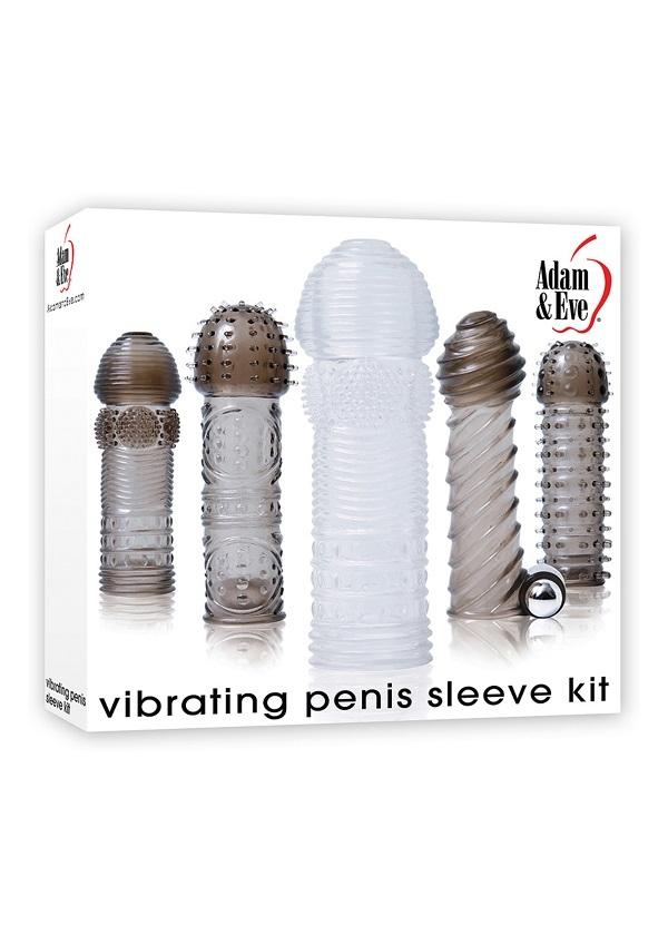 Adam and Eve Sada vibračních návleků na penis Evolved