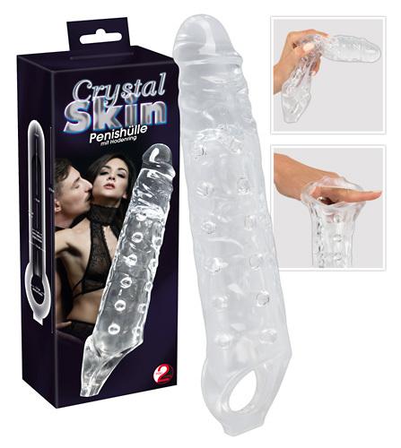 Crystal Skin Prodlužující návlek na penis XXL You2Toys