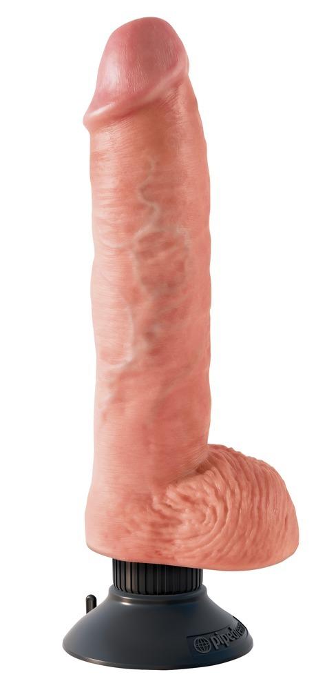 King Cock Realistický vibrátor s přísavkou 25 cm Pipedream