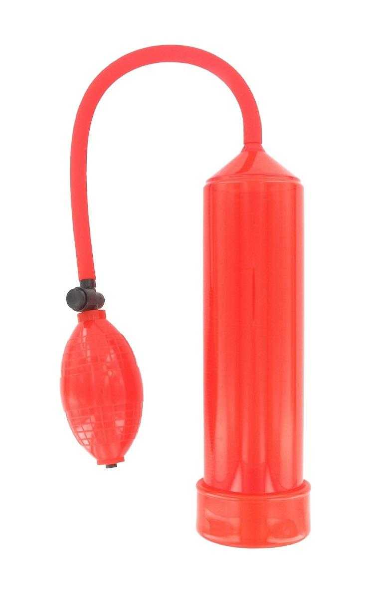 BOOM LuvPump vakuová pumpa Basic červená + erekční kroužek BOOM