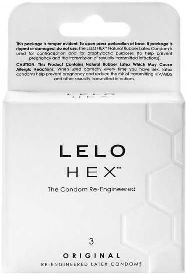 LELO Hex Original – klasické kondomy (3 ks)