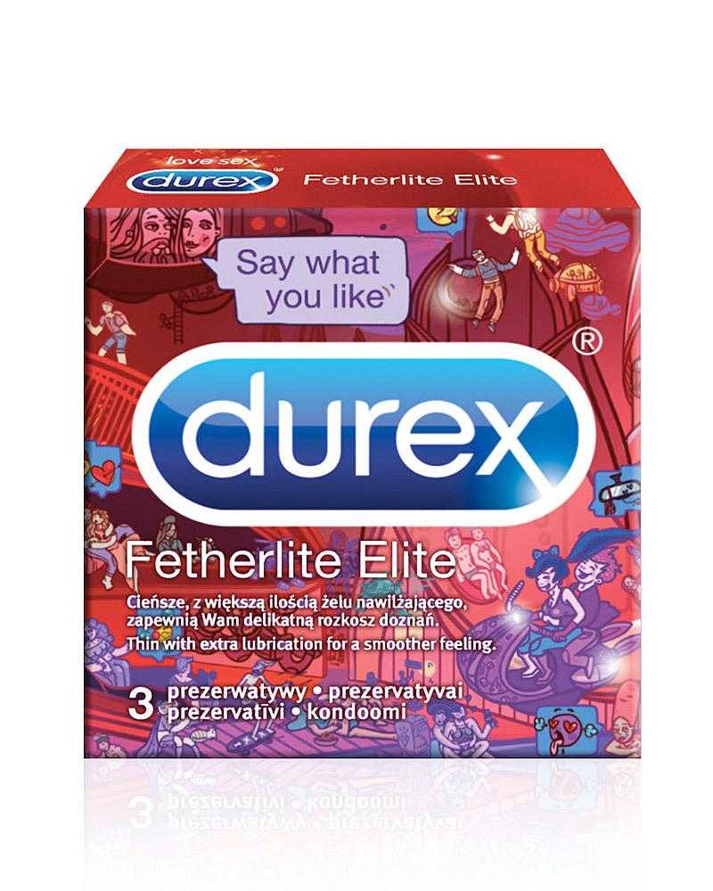 DUREX kondomy Fetherlite Elite Emoji 3 ks Durex