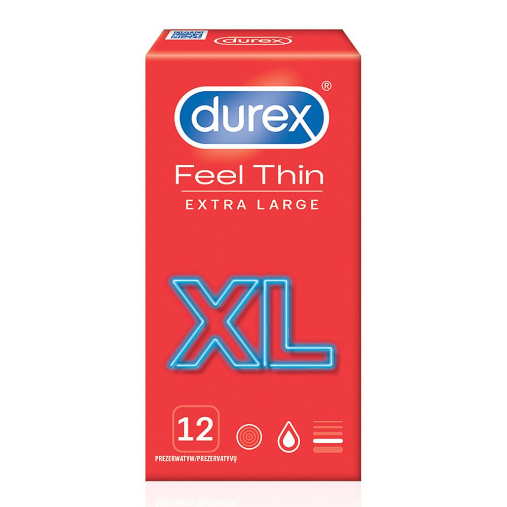 Durex Feel Thin XL kondomy 12 ks Durex