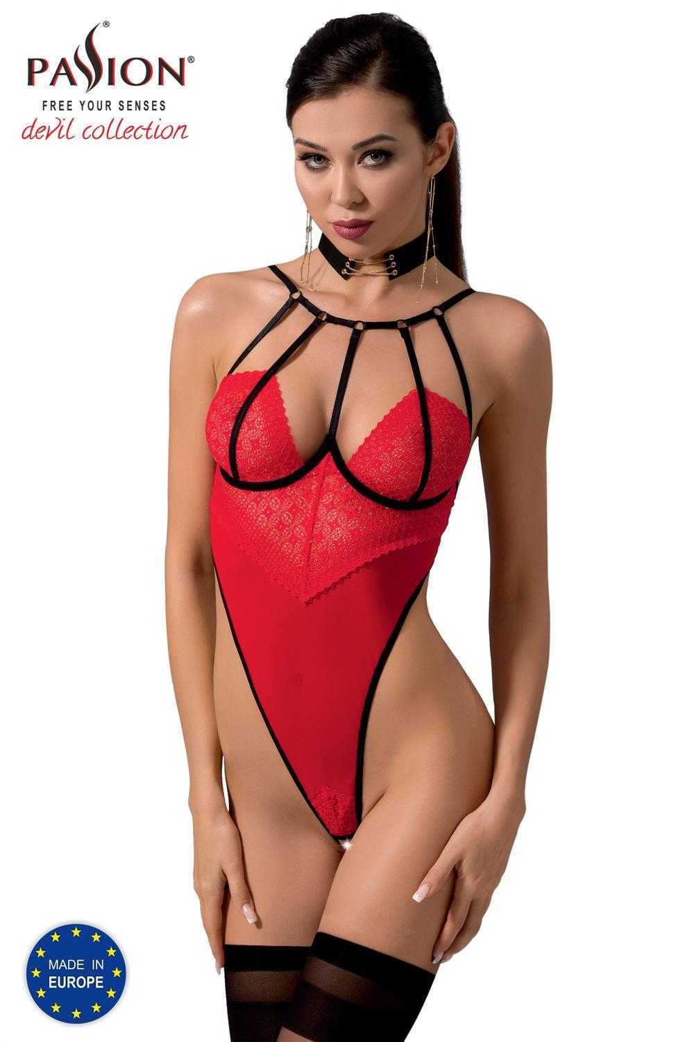 Devil collection Akita body červené Passion