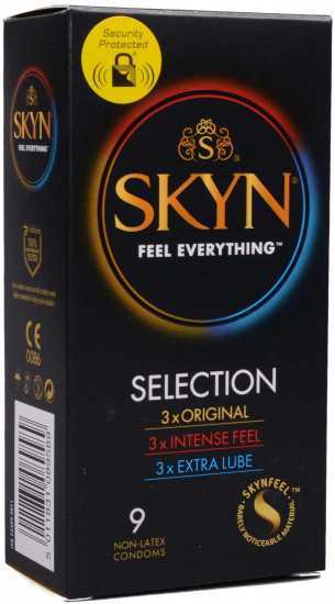 SKYN Selection – mix bezlatexových kondomů (9 ks)