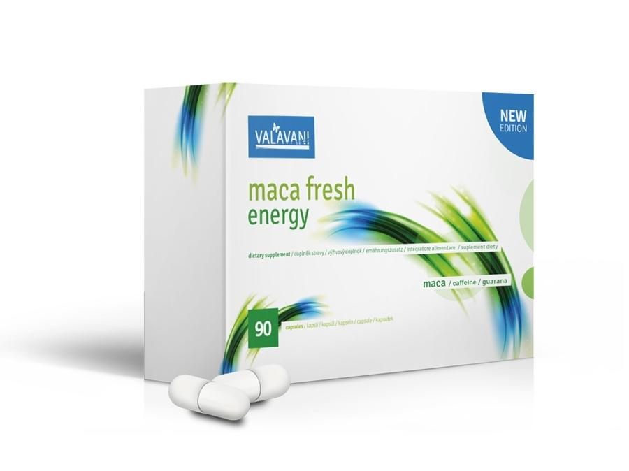 Maca fresh energy 90 kapslí doplněk stravy Valavani