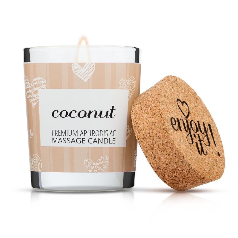 Enjoy it! Masážní svíčka Coconut 70 ml Valavani