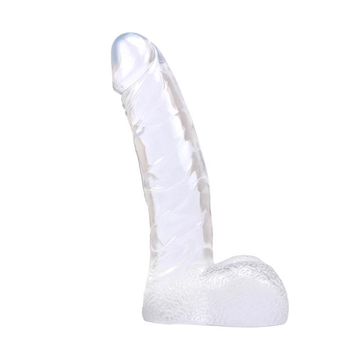 Ding Dong dildo gelové transparentní Chisa