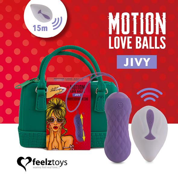 FeelzToys Motion Love Balls Jivy - vibrační vajíčko FeelzToys