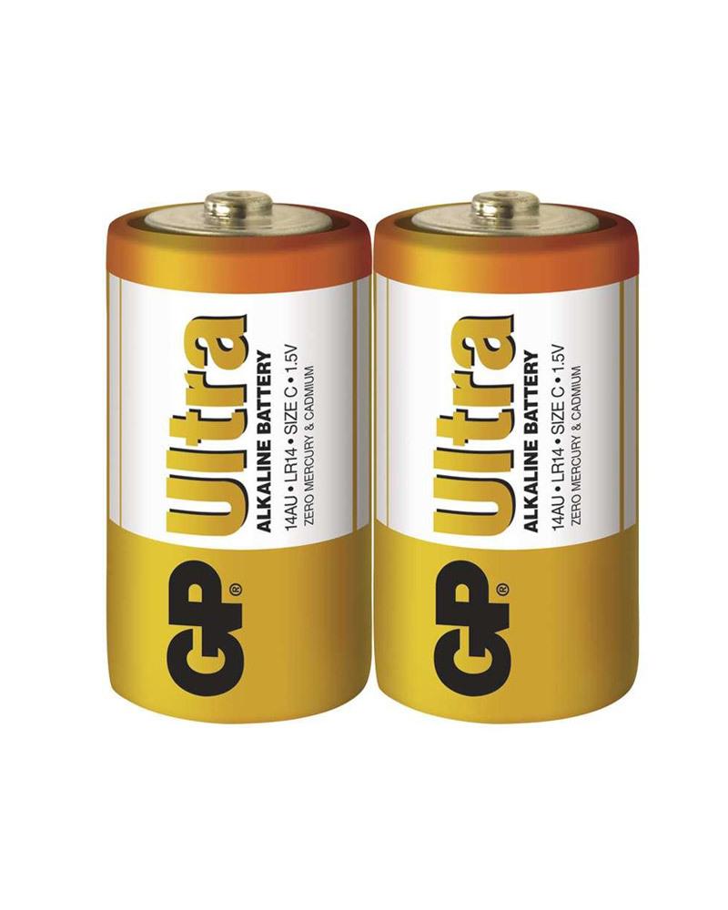 GP - baterie ULTRA alkalické LR14 C (malé mono) - 2 ks GP Batteries