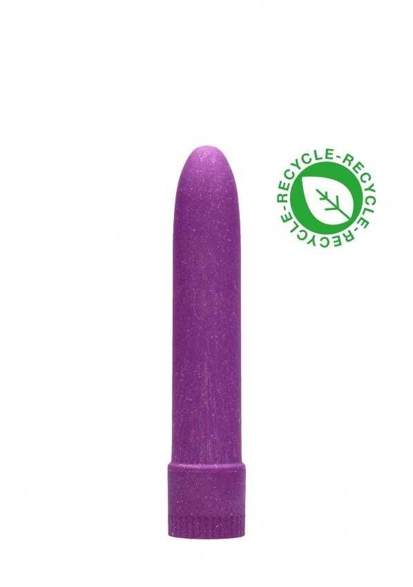 Natural Pleasure eko vibrátor 14 cm fialový
