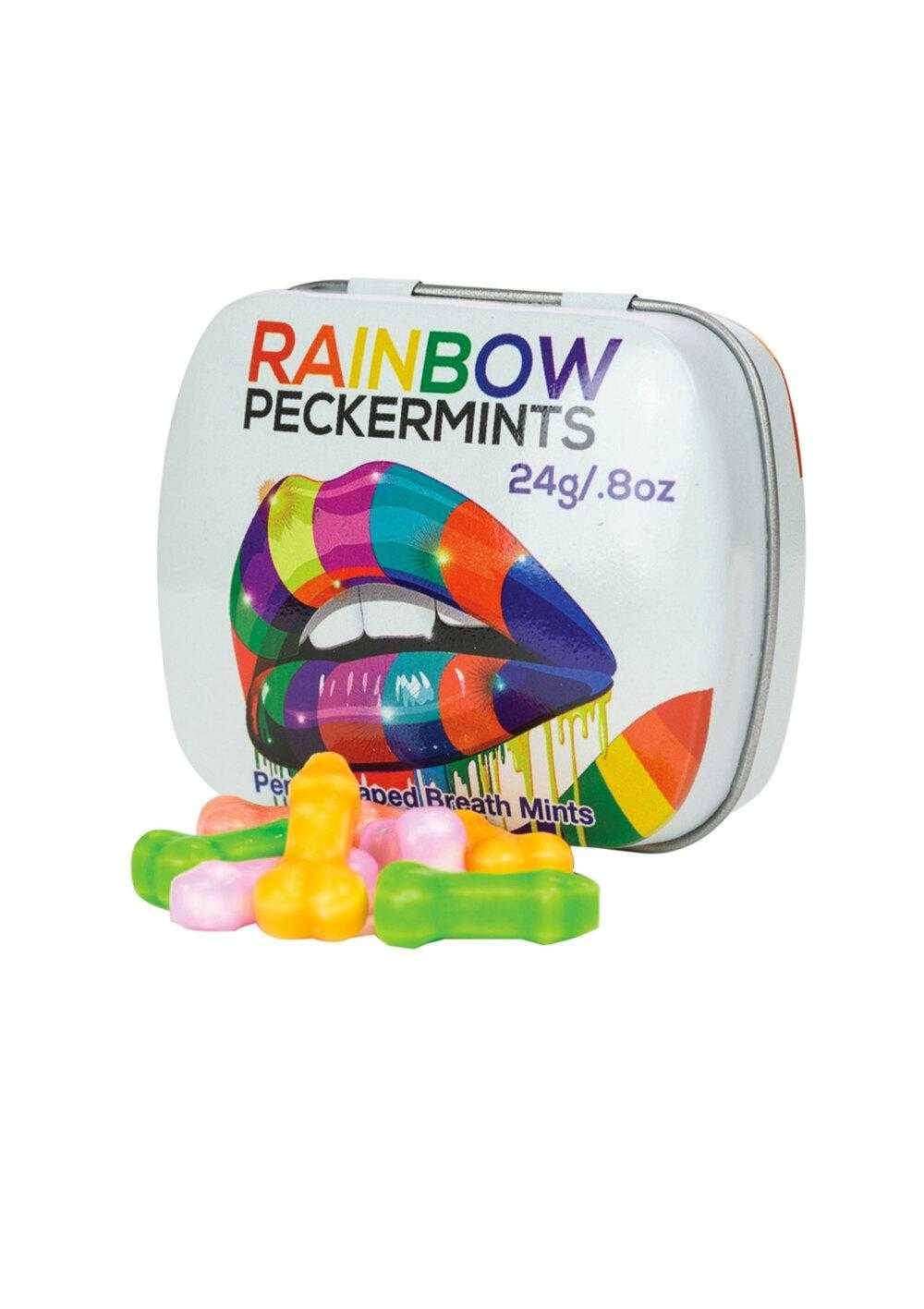 Rainbow peckermints bonbony ve tvaru penisu 24g Spencer Fleetwood