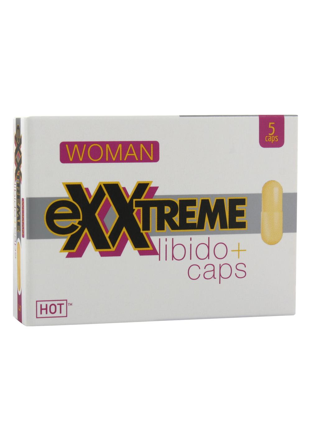 HOT Exxtreme Libido caps pro ženy 5 tabl. doplněk stravy HOT