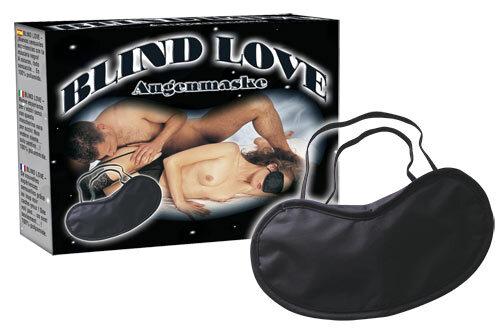 Blind Love Maska na oči - černá Erotic Entertainment Love Toys