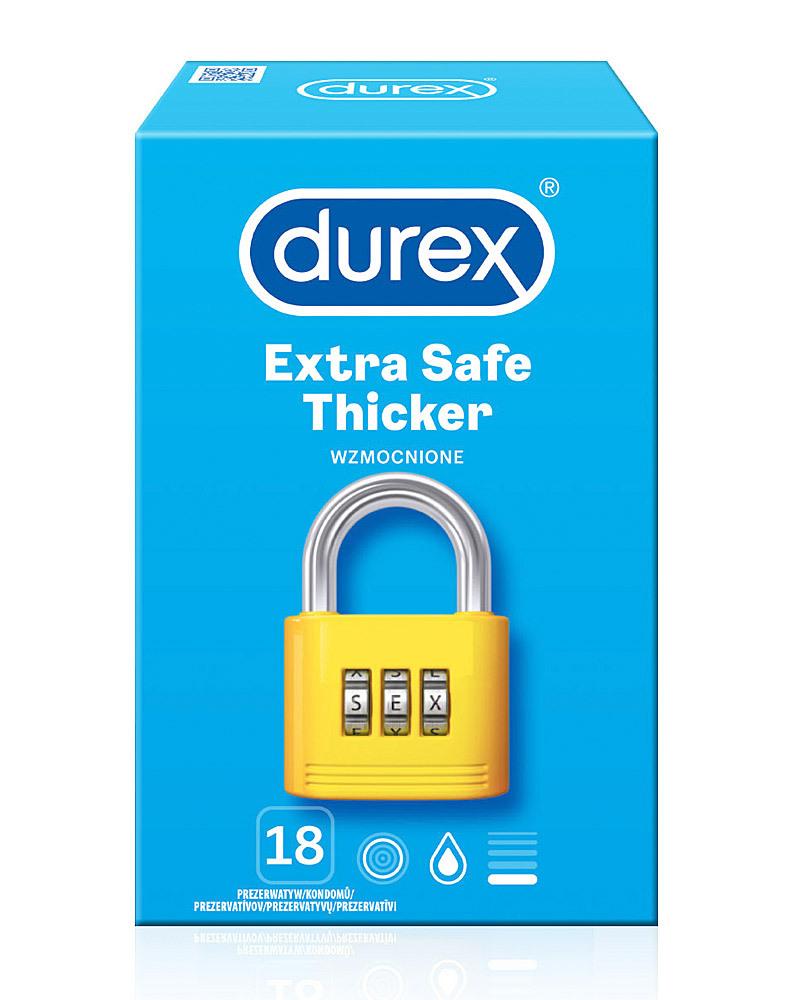 DUREX kondomy Extra Safe Thicker 18 ks Durex