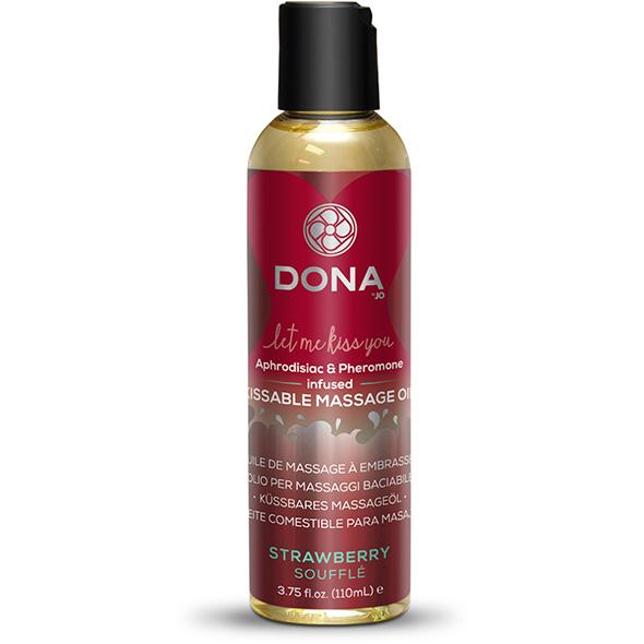 DONA kissable Massage Oil Strawbery soufflé 110ml DONA