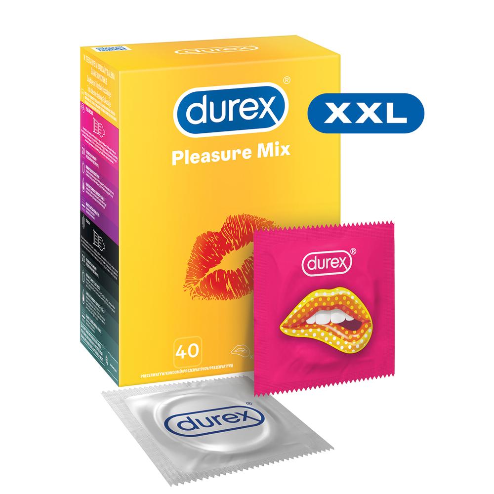 DUREX Pleasure MIX kondomy 40 ks Durex