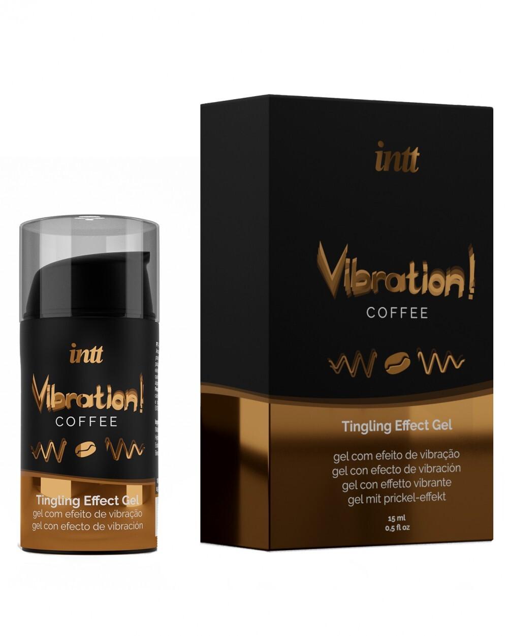 intt Vibration! Tingling effect gel - Coffee flavor 15 ml
