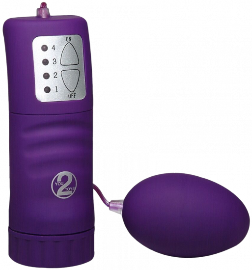 Vibrační vajíčko Velvet Purple Pill s dálkovým ovládáním