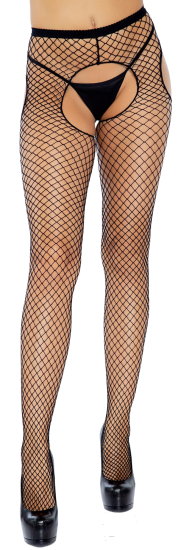 Leg Avenue Garterbelt Pantyhose 1405 Black