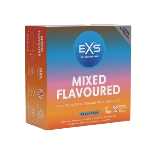 EXS Mixed Flavoured – mix ochucených kondomů (48 ks)