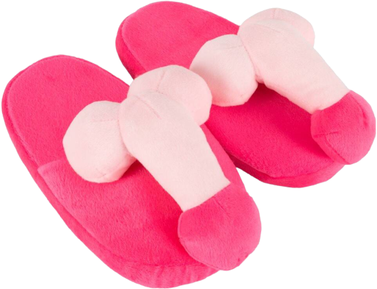 Plush Slippers Penis
