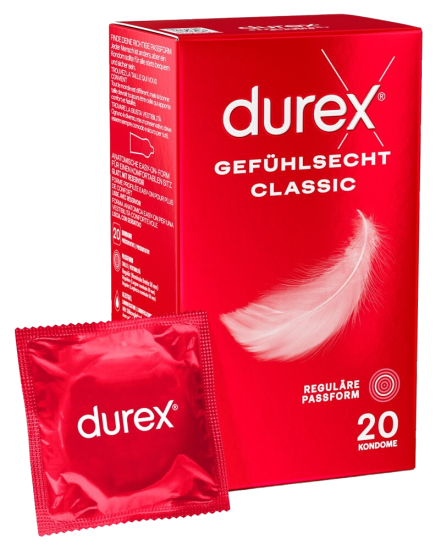 Kondomy Durex Gefühlsecht Classic