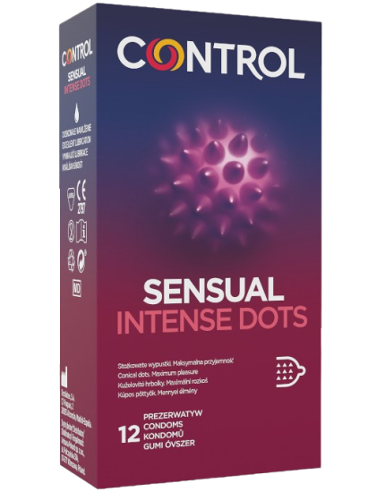 Control Sensual Intense Dots 12's