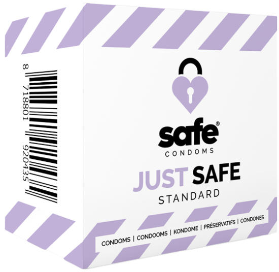 SAFE - Condoms with Silicone-Based Lubricant Standard 5 pcs