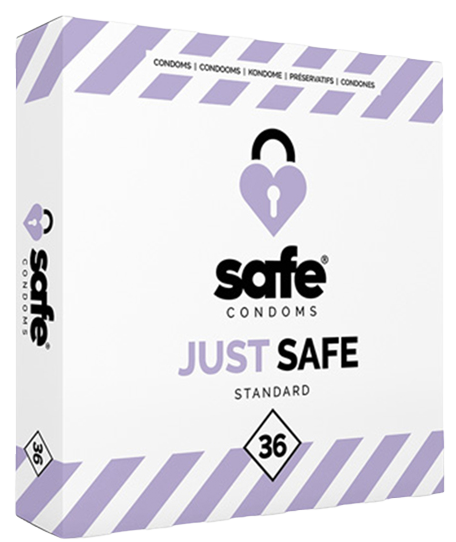 SAFE - Condoms with Silicone-Based Lubricant Standard 36 pcs