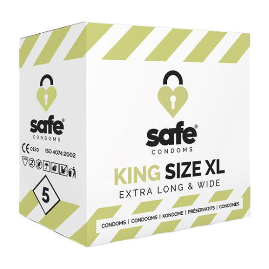 SAFE - Condoms King Size XL 5 pcs