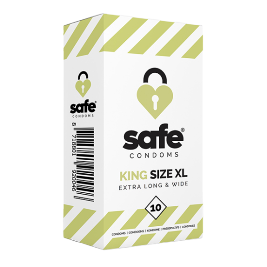 SAFE - Condoms King Size XL 10 pcs