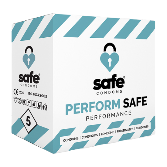SAFE - Condoms Orgasm Delaying Performance 5 pcs