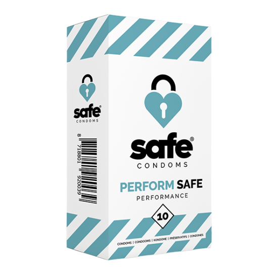 SAFE - Condoms Orgasm Delaying Performance 10 pcs