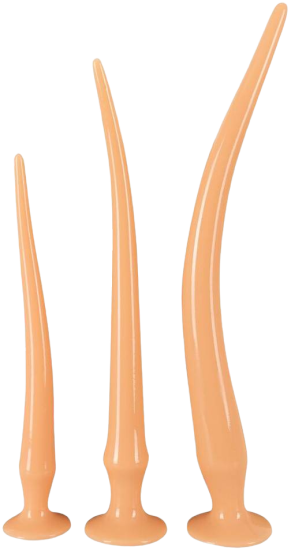 Super Long Butt Plug Set flesh