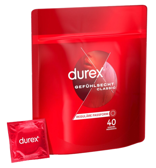 Durex Gefühlsecht Classic 40 pieces