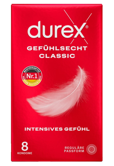 Durex Gefühlsecht Classic 8pcs