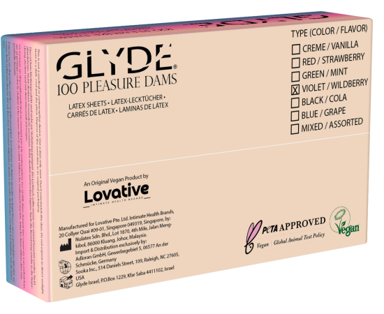 Glyde Dams Wildberry 100´s