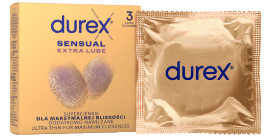 DUREX Sensual Extra Lube 3 pcs