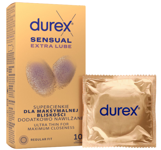 DUREX Sensual Extra Lube 10 pcs
