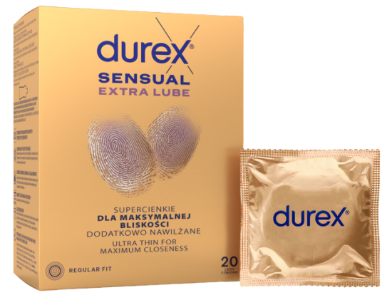 DUREX Sensual Extra Lube 20 pcs