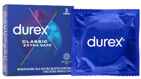 Durex Extra Safe – zesílené kondomy (3 ks)