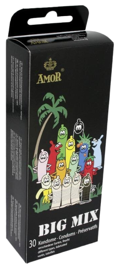 Amor Assortment: Big Mix condoms 30 pcs