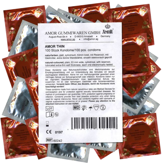 Amor Thin condoms 100 pcs