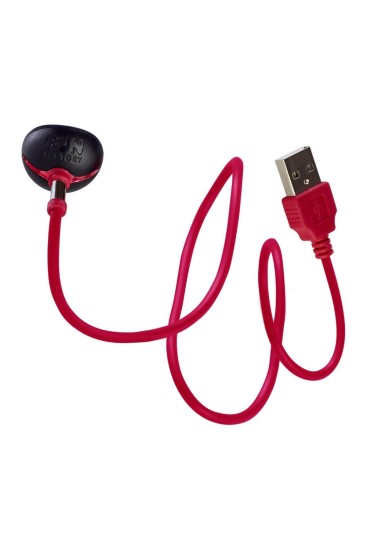 FUN FACTORY USB MAGNETICKÁ NABÍJEČKA ČERVENÁ