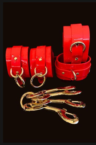 KINKY DIVA POUTA NA RUCE A NOHY ČERVENÁ