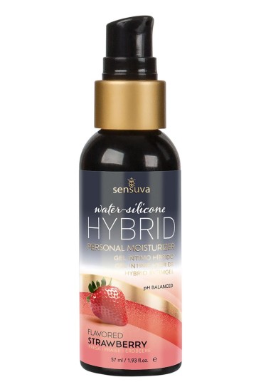 Sensuva Hybrid Osobní Lubrikant Jahoda 57ml