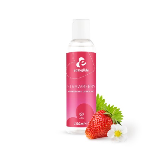 EASYGLIDE Jahodový lubrikant na vodní bázi - 150 ml