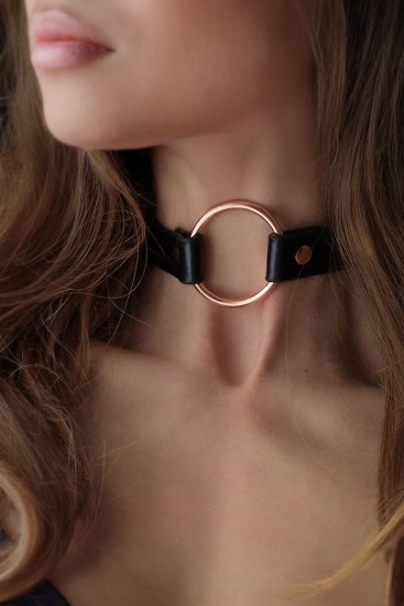 ROSY GOLD - Choker - Černý