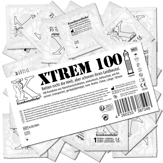 Kondomotheke XTREM: 100 extremely stimulating condoms